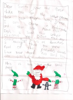 Ava letter to Santa